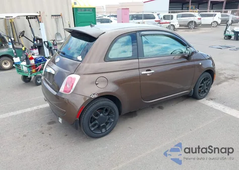 2012 Fiat 500 Pop из США, поврежденный, VIN 3C3CFFAR3CT127056